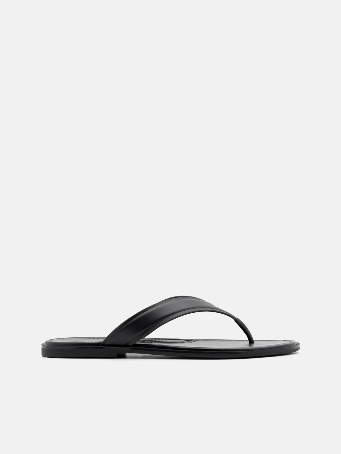 Leather Thong Sandals, , hi-res