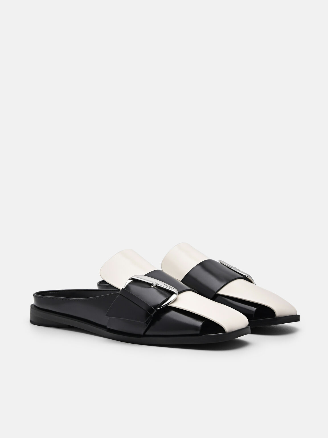 Alyda Leather Mules, 