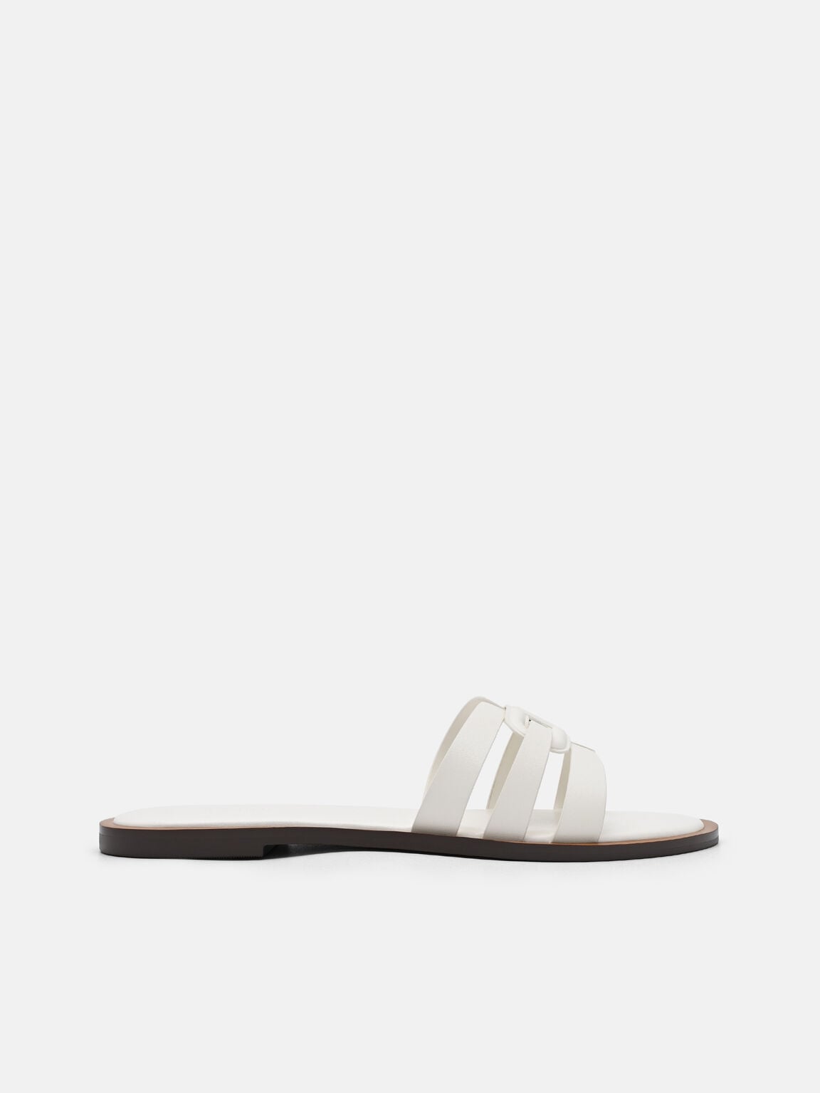 Carmel Sandal Slide Kulit, , hi-res