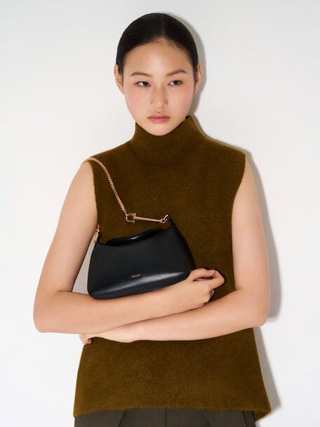 Horsebit Shoulder Bag, , hi-res