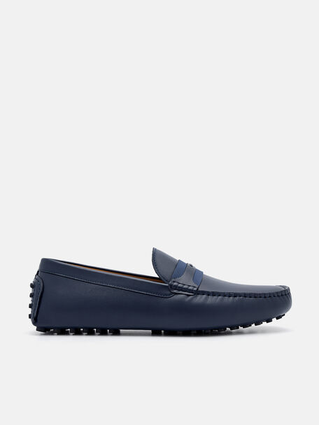 Sepatu Berkendara dengan Tali Kulit, 