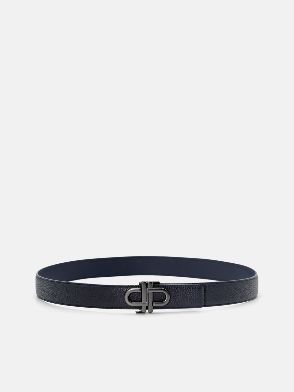 Tumbled Leather Automatic Belt, 