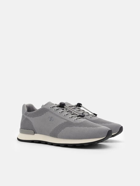 Sepatu Sneakers Rajut Track, 