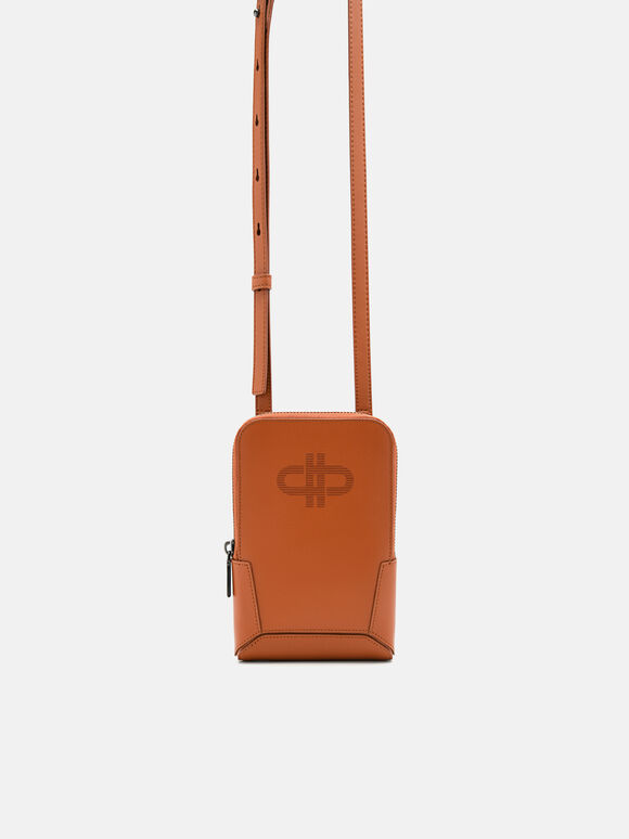 PEDRO Icon Leather Pouch, Cognac, hi-res