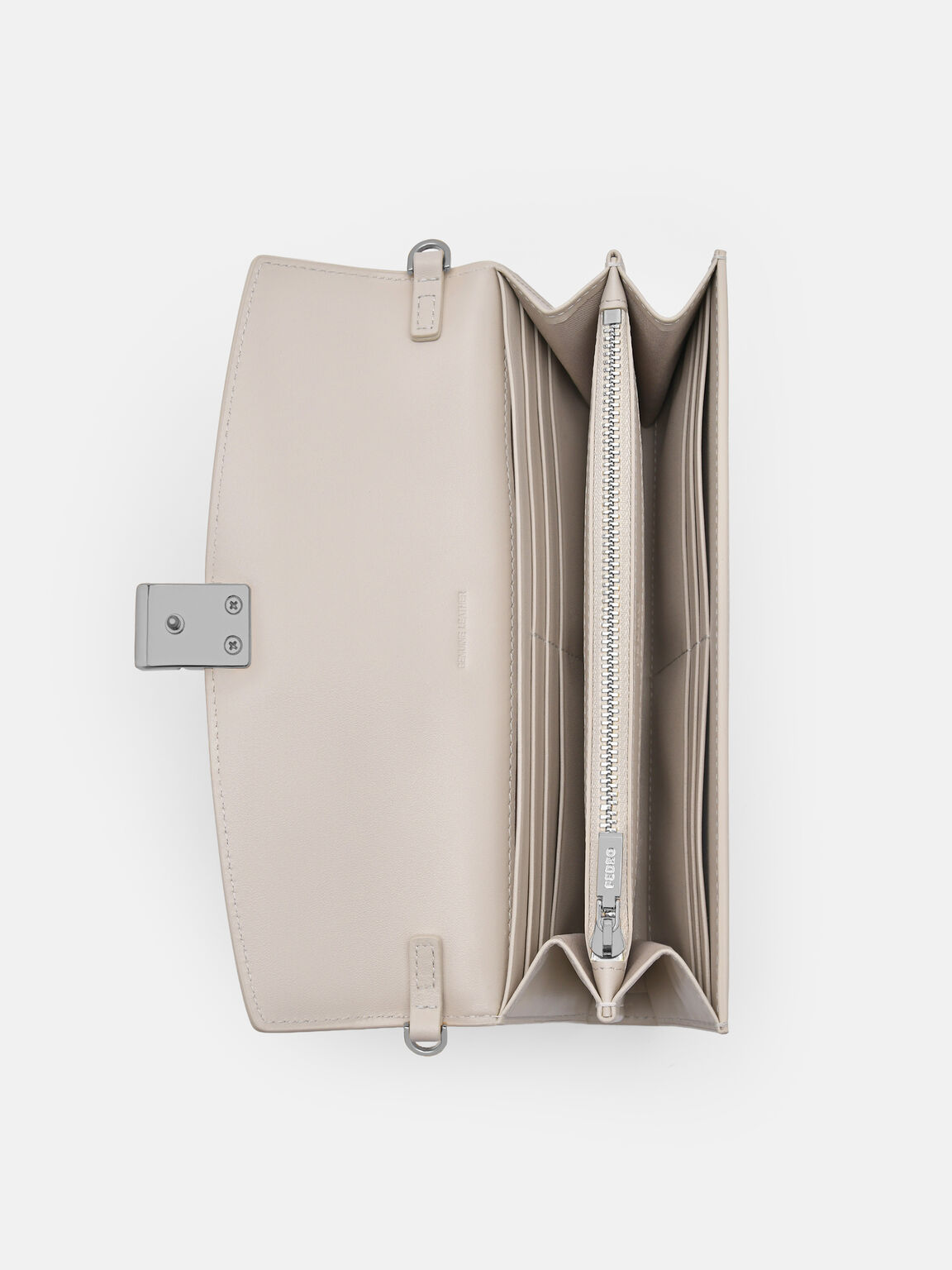 Jattle Leather Bi-Fold Long Wallet, 