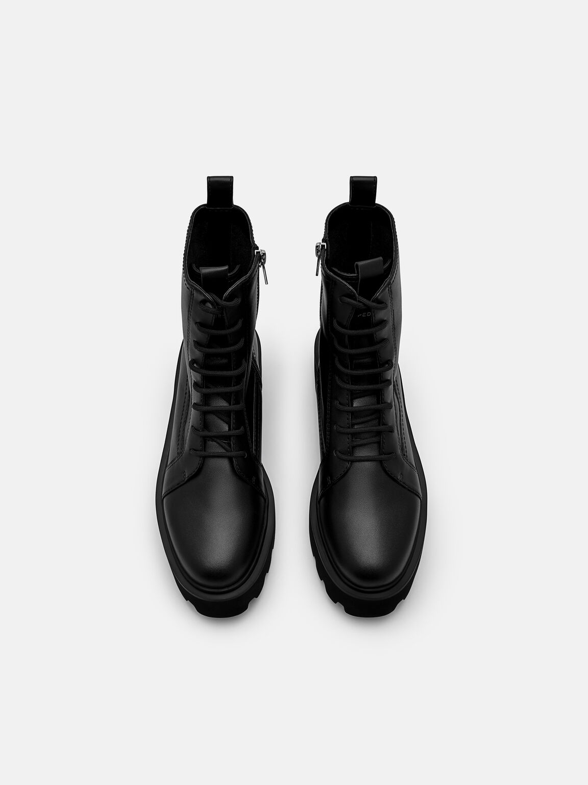 Leather Chunky Boots, 
