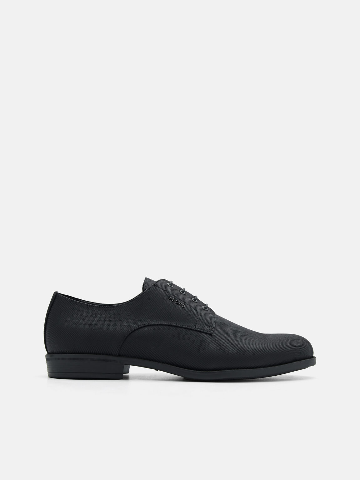 Altitude Lightweight Nylon Derby Shoes, Black, hi-res