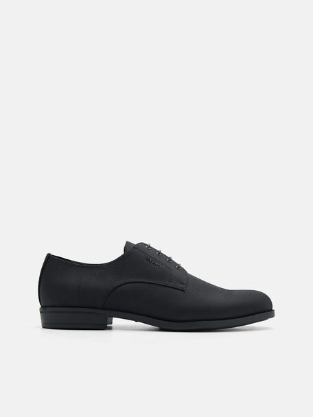 Altitude Lightweight Nylon Derby Shoes, Black, hi-res