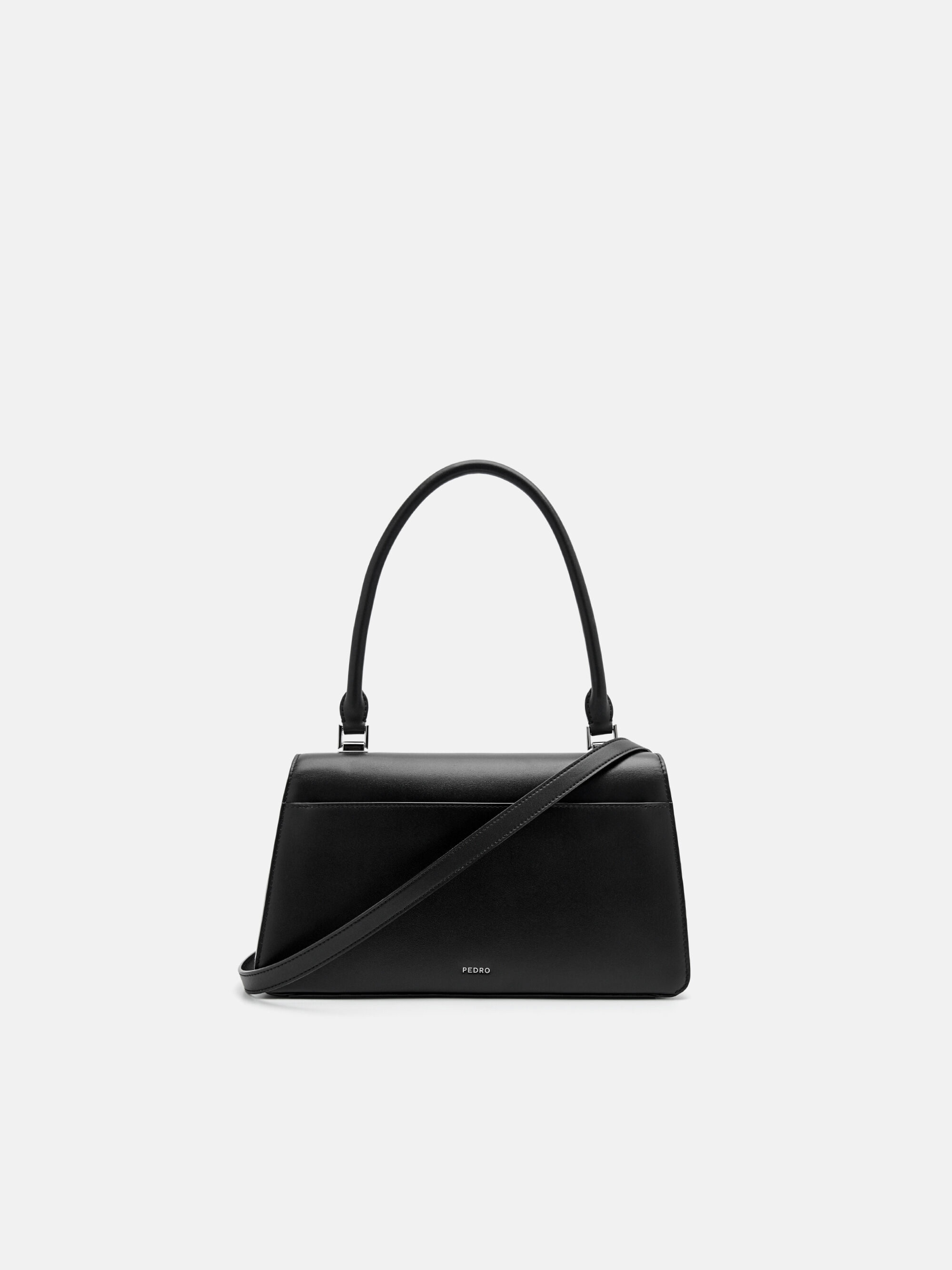 Black PEDRO Studio Farida Leather Handbag - PEDRO ID