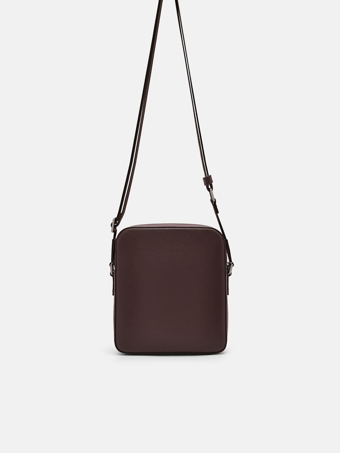 Henry Leather Sling Bag, Dark Brown