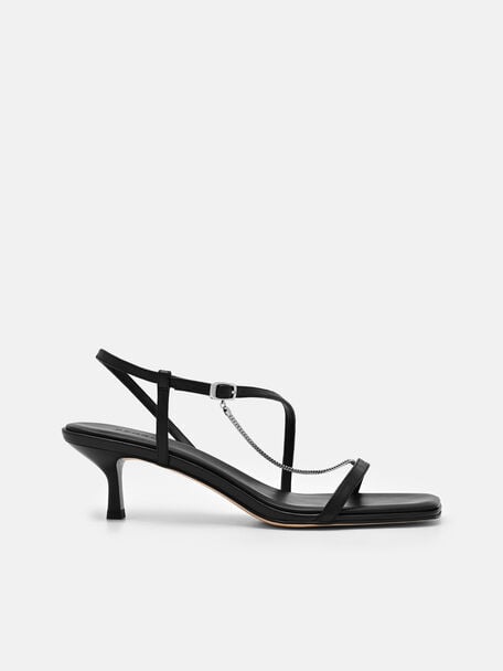 Marland Leather Heel Sandals, 