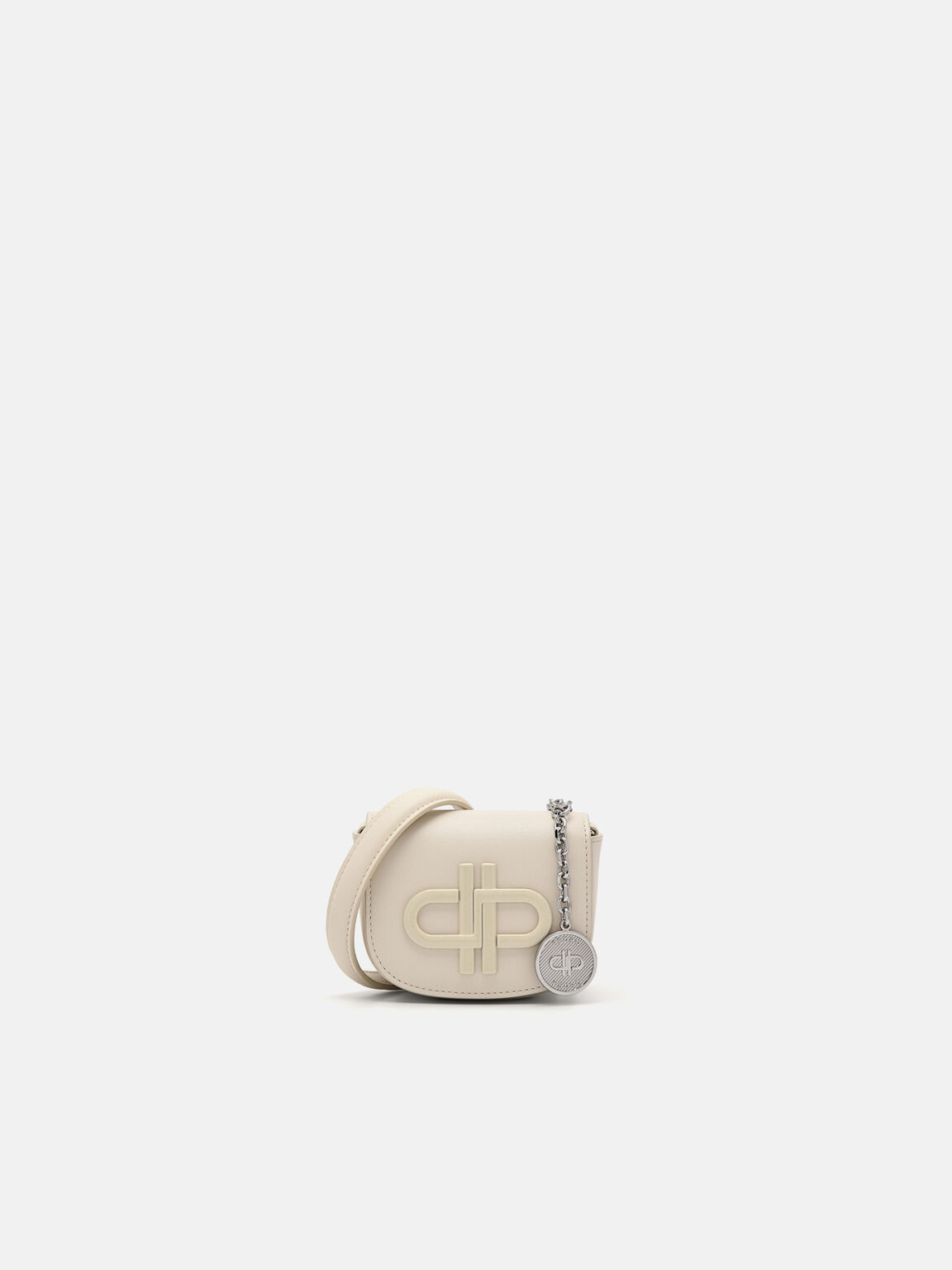 PEDRO Icon Leather Micro Sling Pouch, Beige, hi-res