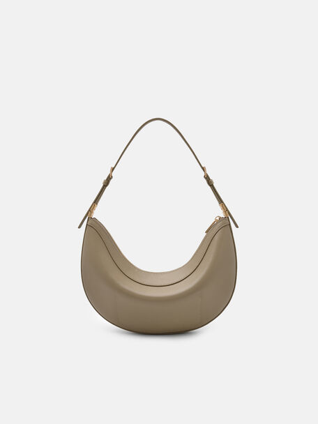 Jatte Leather Crescent Shoulder Bag, , hi-res