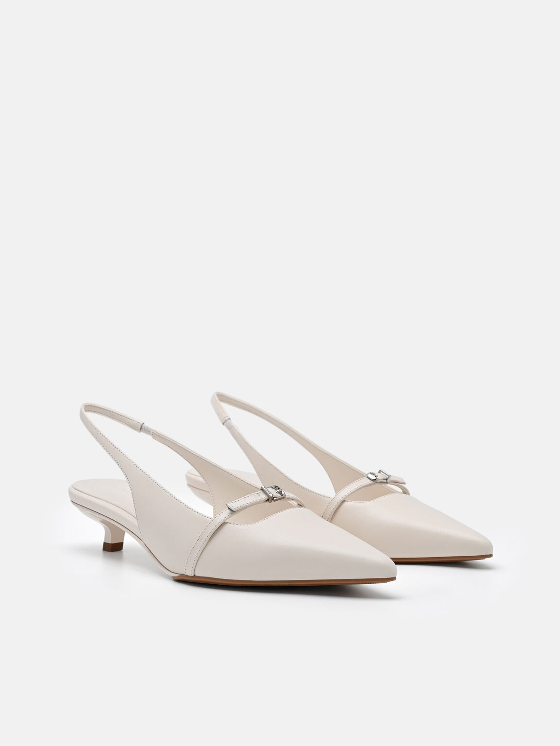 Sepatu Hak Tinggi Slingback Kulit Maggie, , hi-res