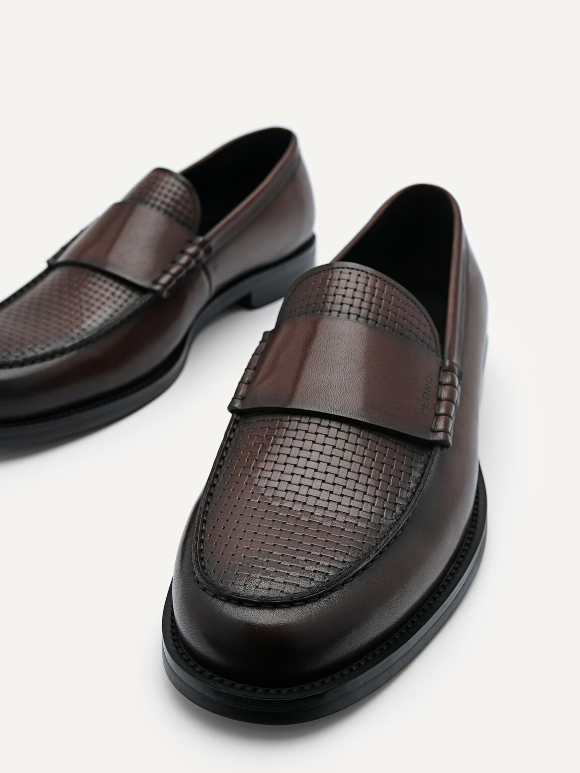 Leather Penny Loafers, 