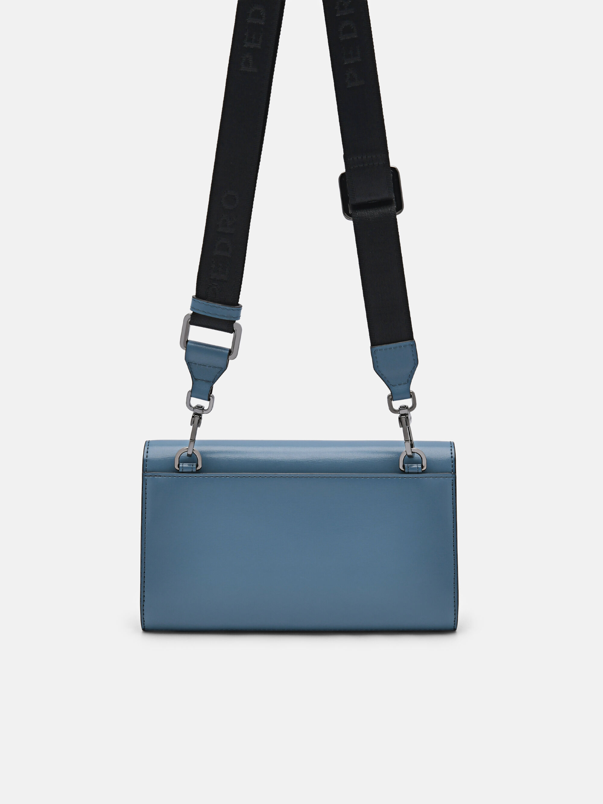 Cyan Taper Leather Phone Pouch - PEDRO ID