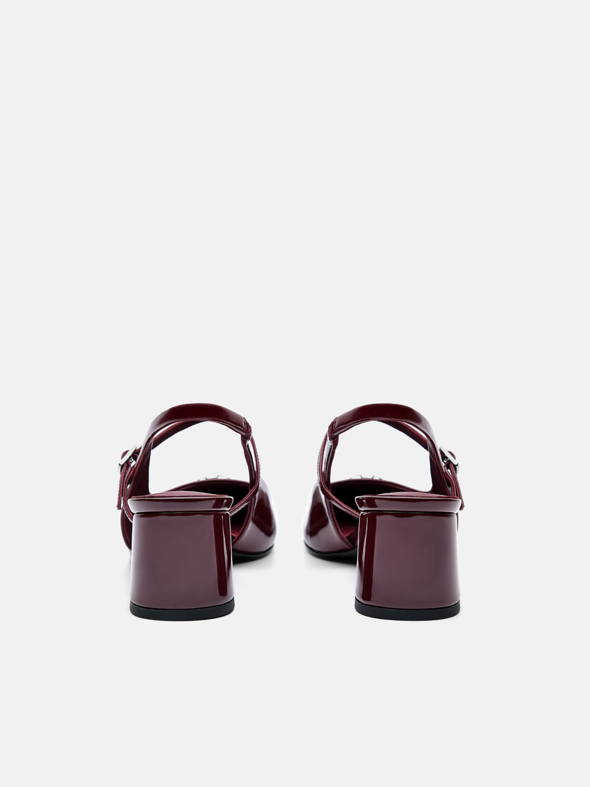 PEDRO Studio Pumps Slingback Kulit Patent, 