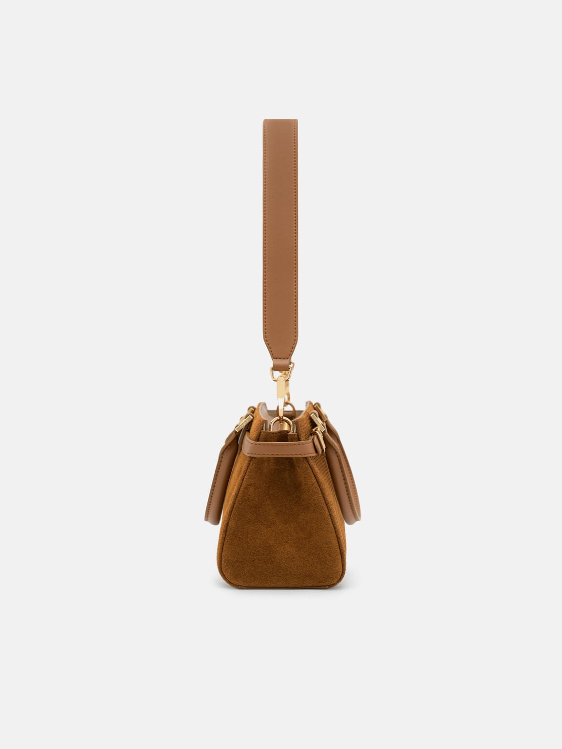 Tas Tangan Suede Vienna, , hi-res