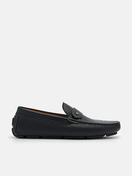 Oliver Driving Shoes, Black, hi-res