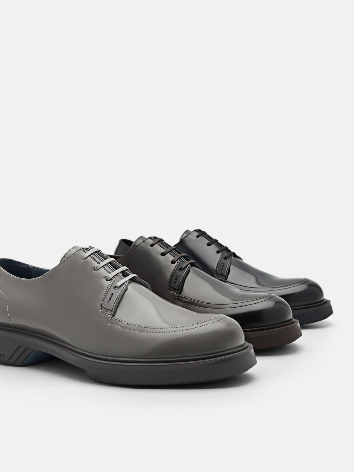 Loop Leather Derby Shoes, 