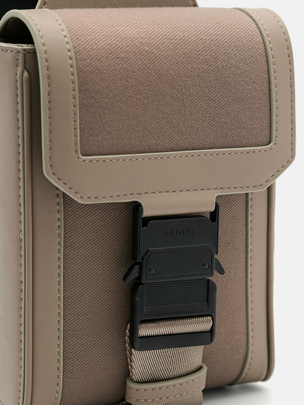 Track Sling Bag, Taupe