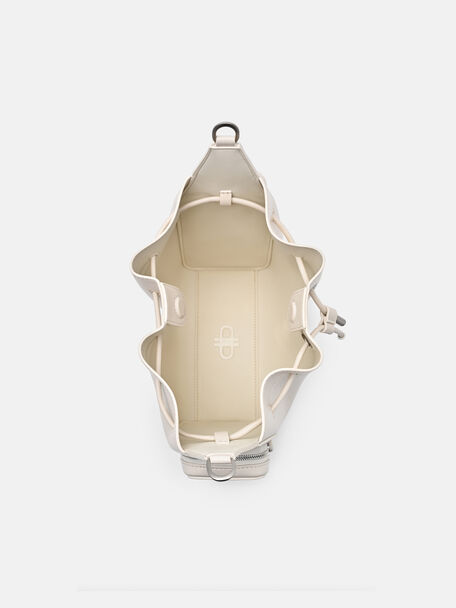Drawstring Bucket Bag, , hi-res