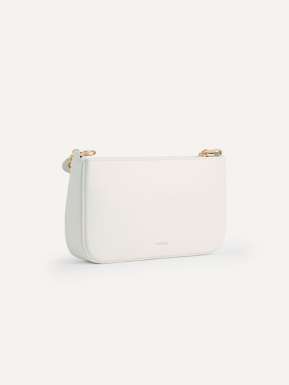 Dilone Houndstooth Double Flap Shoulder Bag, 