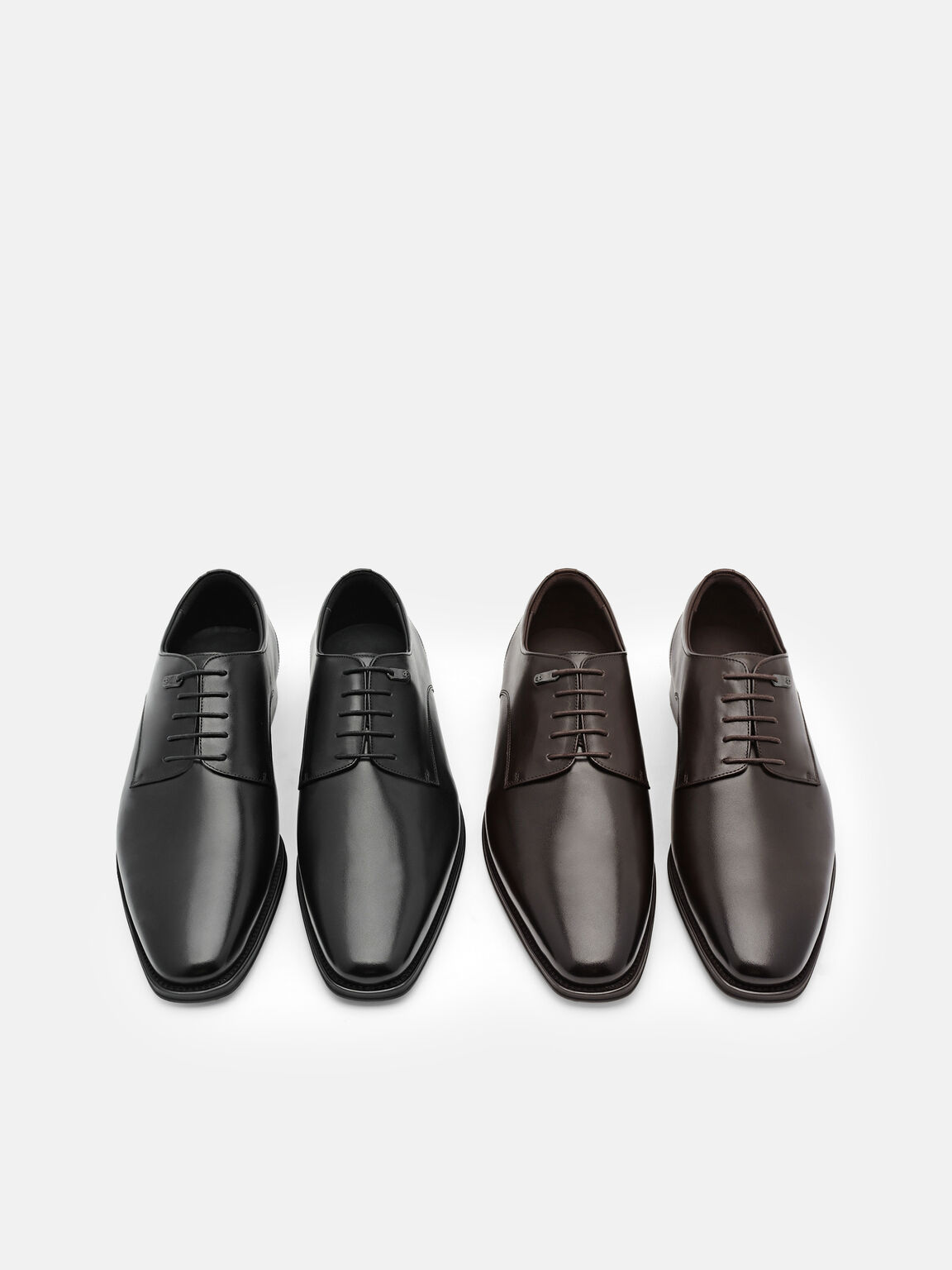 Sepatu Derby Kulit, , hi-res