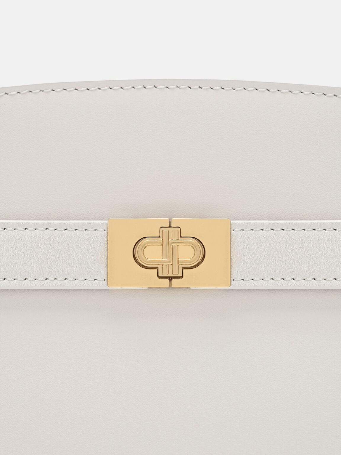 Tas Tangan Kulit dengan Sabuk, 