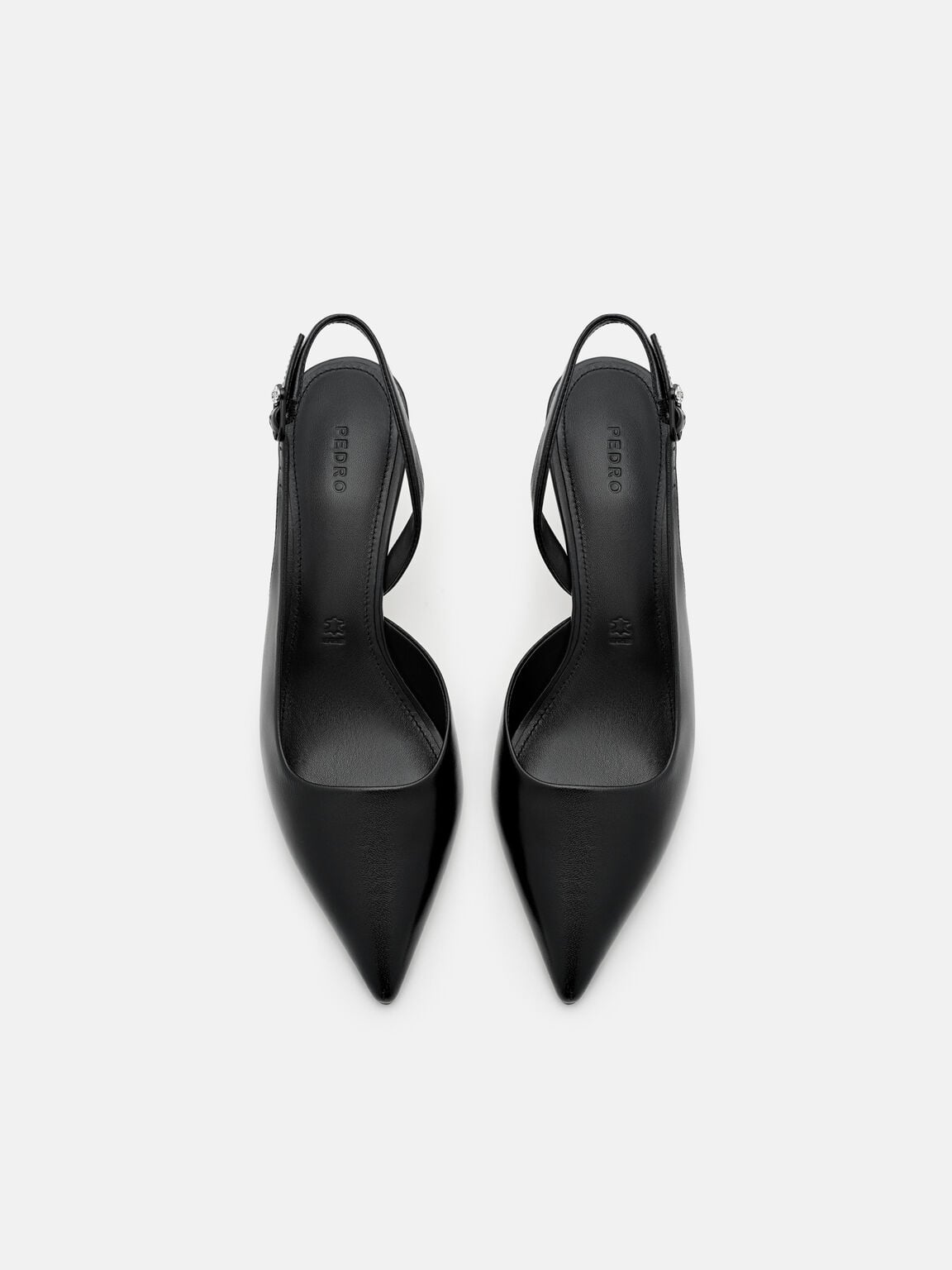 Isla Leather Slingback Heel Pumps, , hi-res
