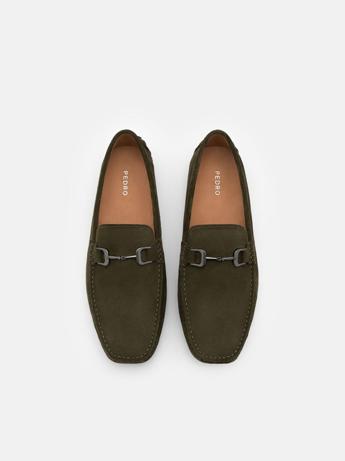 Suede Horsebit Driving Shoes, 