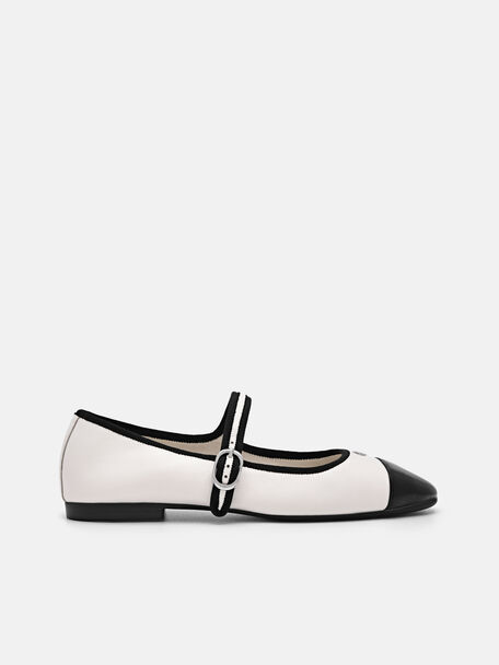 Flat Ballerina Kulit Alina, 