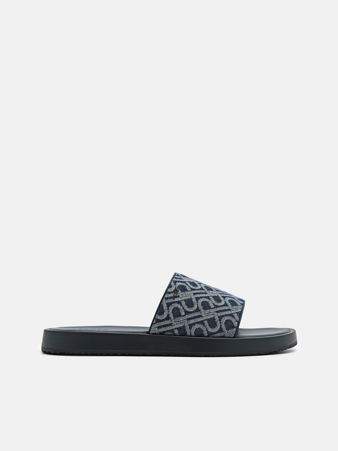 Sandal Slide Fabric PEDRO Icon, Navy