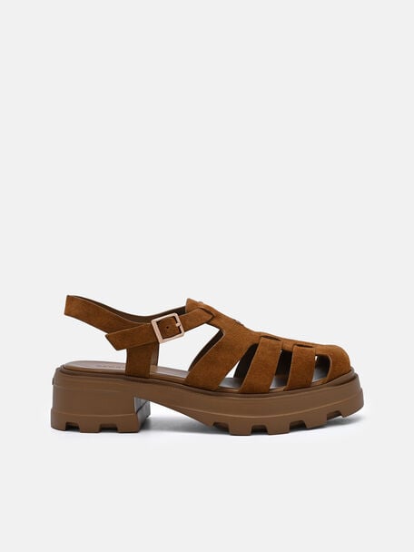 Sandal Caged Suede Verlin, , hi-res