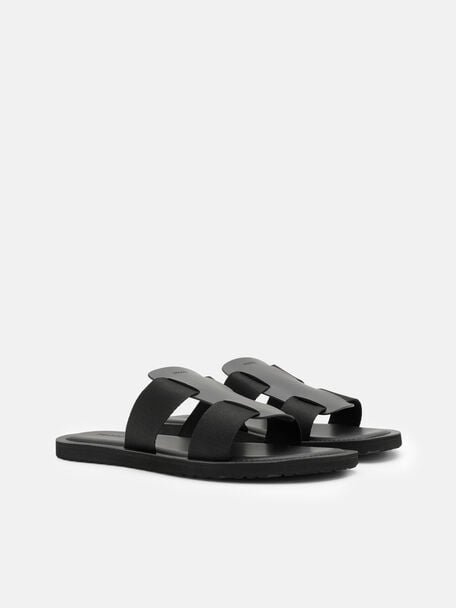 Sandal dengan Pita Grosgrain, 
