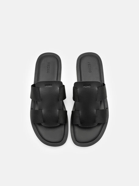 Sandal dengan Pita Grosgrain, 