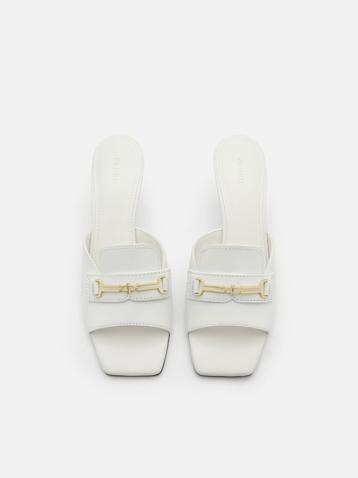 Alistair Leather Horsebit Heel Sandals, , hi-res