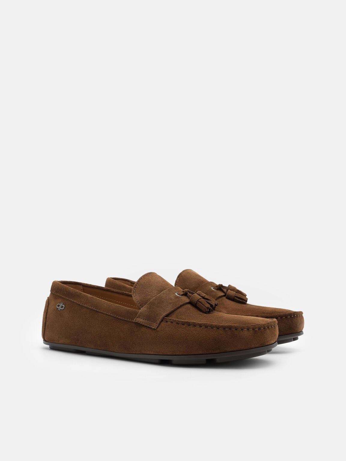 Leather Tassel Driving Shoes, , hi-res
