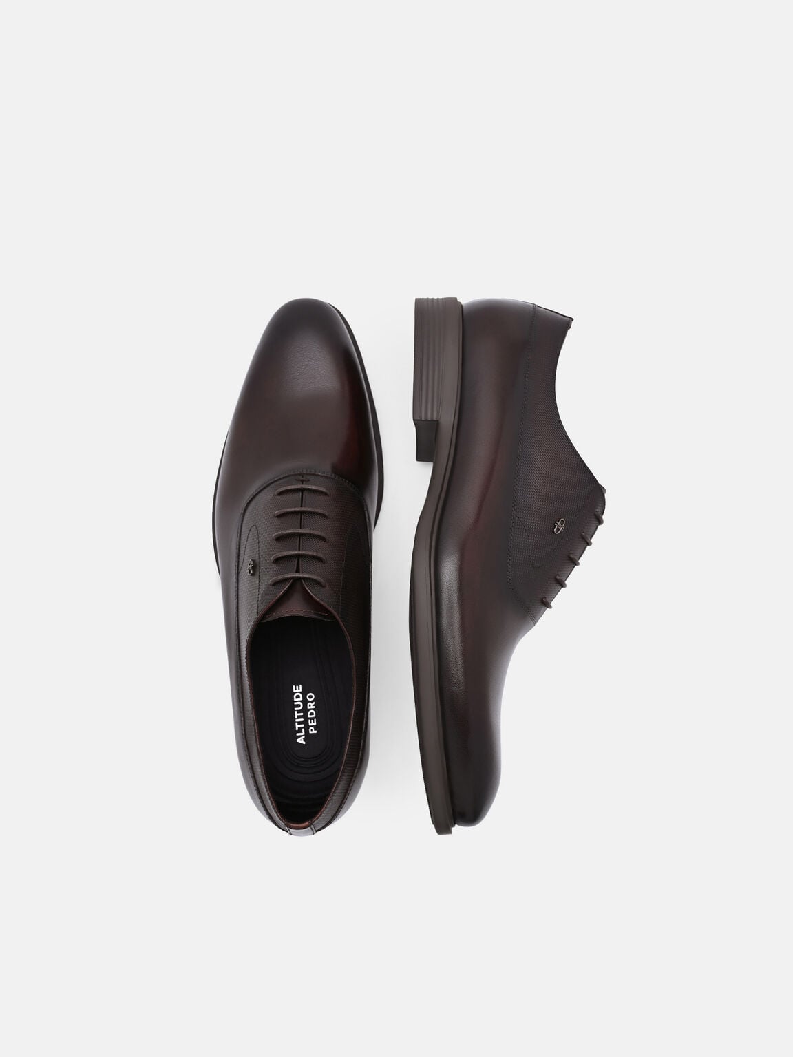 Altitude Burnished Leather Oxford Shoes, , hi-res