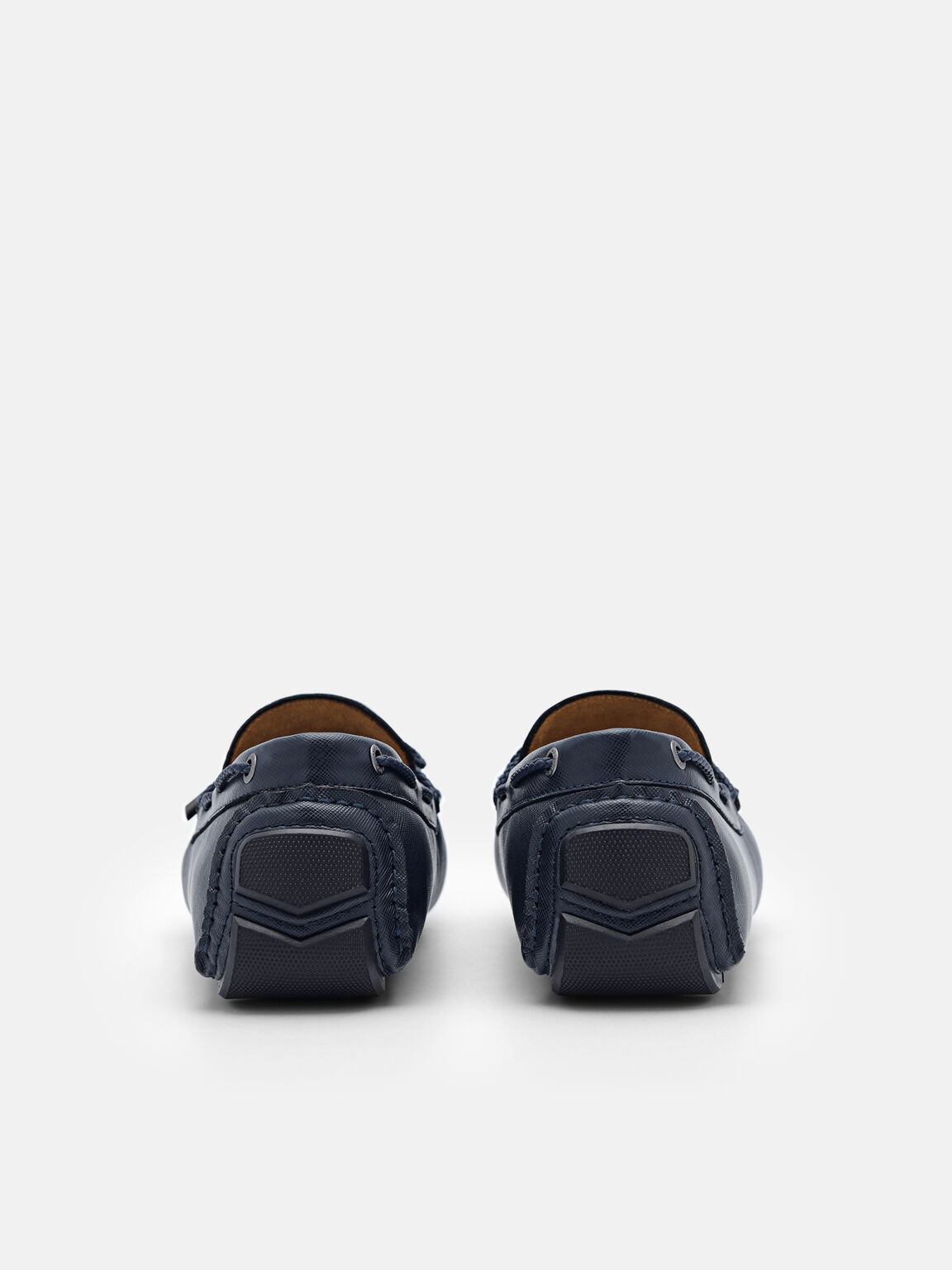 Leather Bow Driving Shoes, 