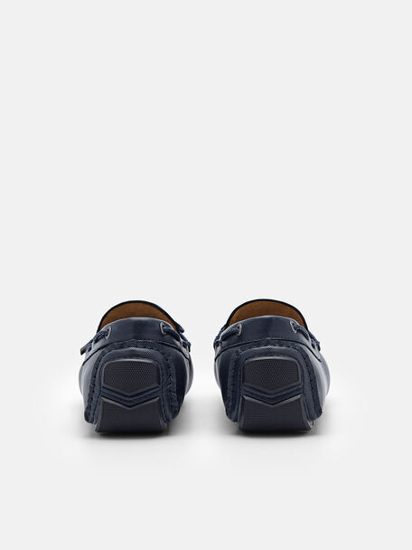 PEDRO Icon Leather Heel Sandals, Black