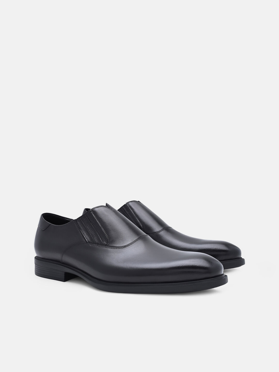 Altitude Burnished Leather Slip-On Dress Shoes, , hi-res