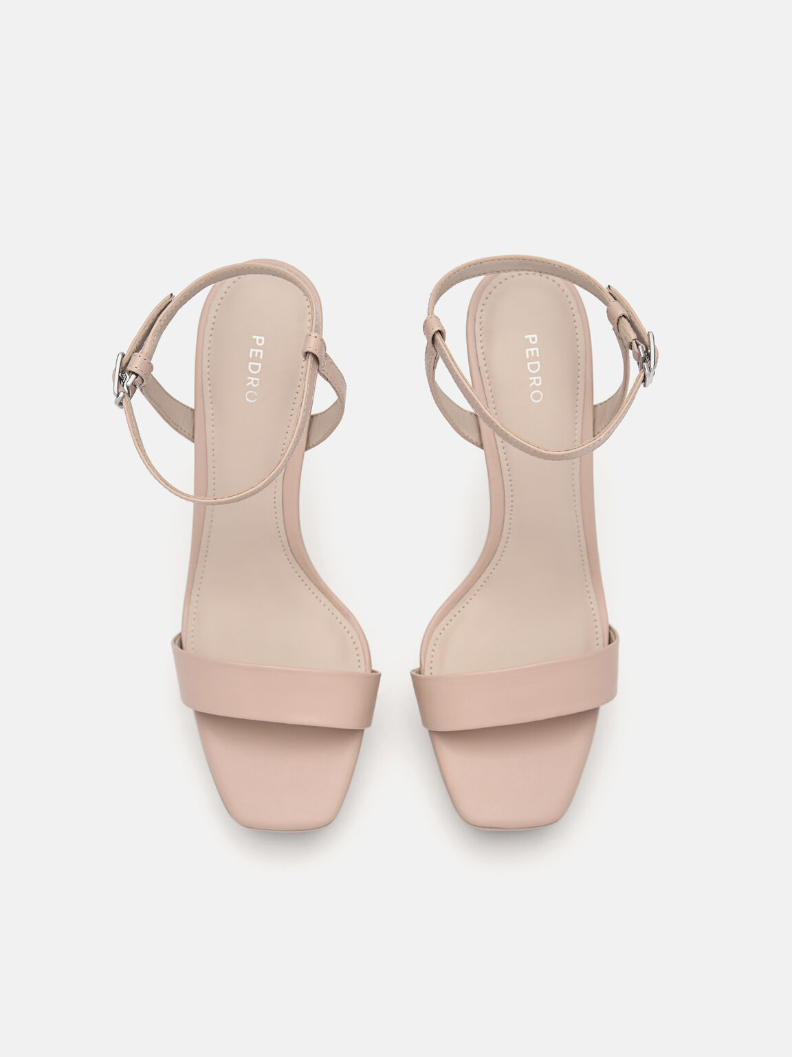 Rina Platform Heel Sandals, Nude