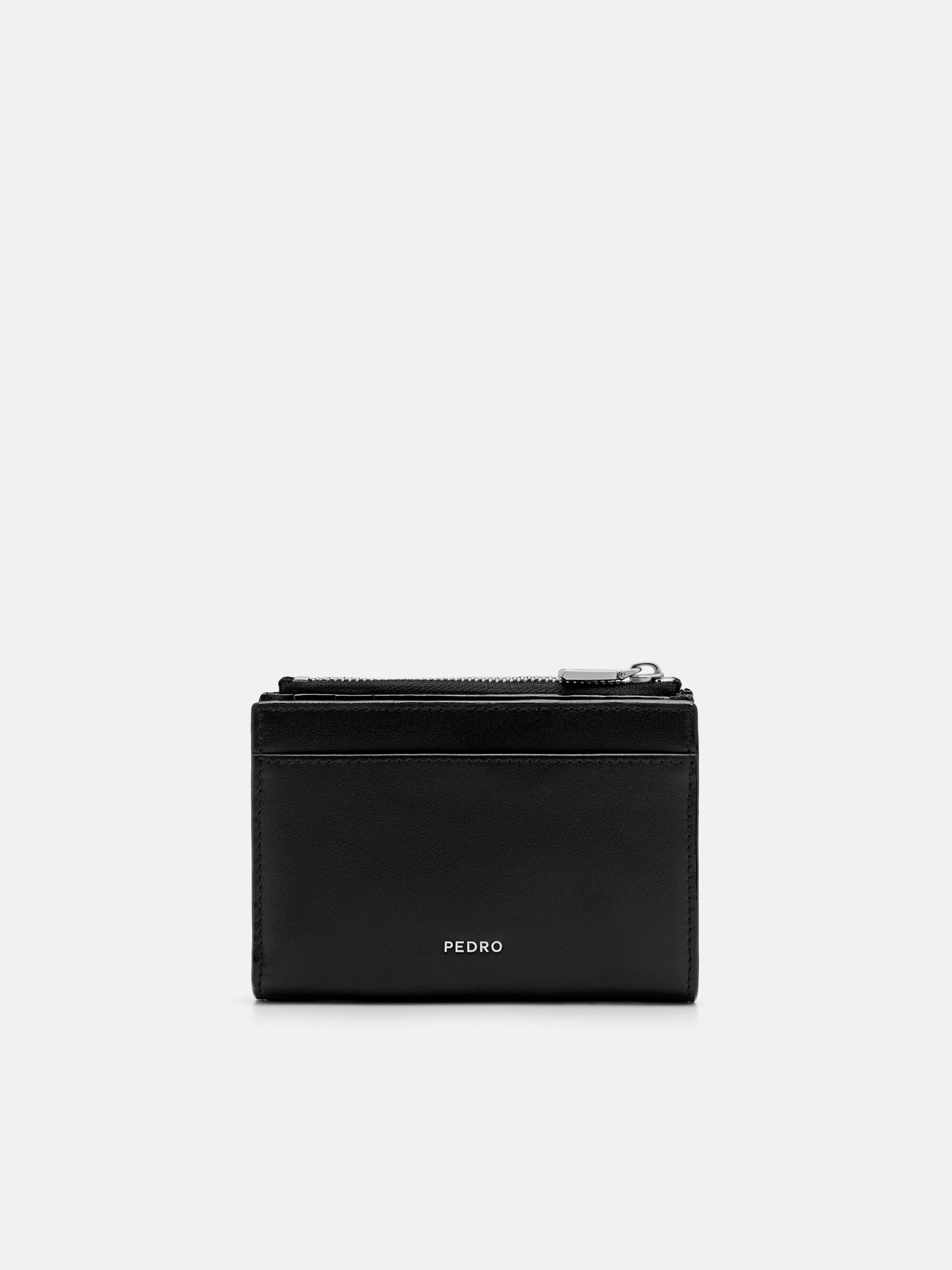 Black PEDRO Icon Leather Bi-Fold Wallet - PEDRO ID