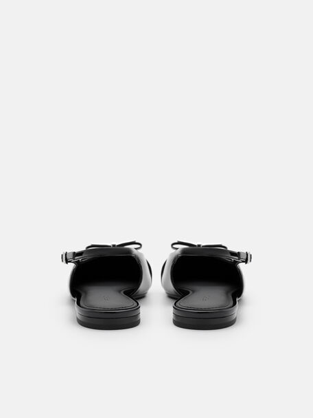 Sepatu Flat Slingback Kulit Jeanine, , hi-res