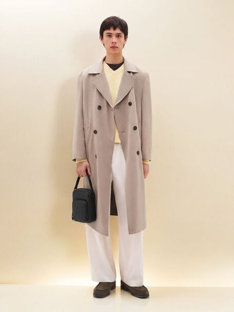 Patrice Tumbled Leather Crossbody Bag, 