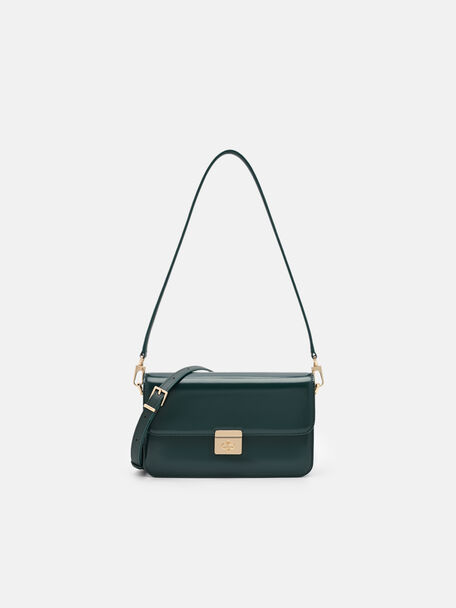 Leather Shoulder Bag, , hi-res