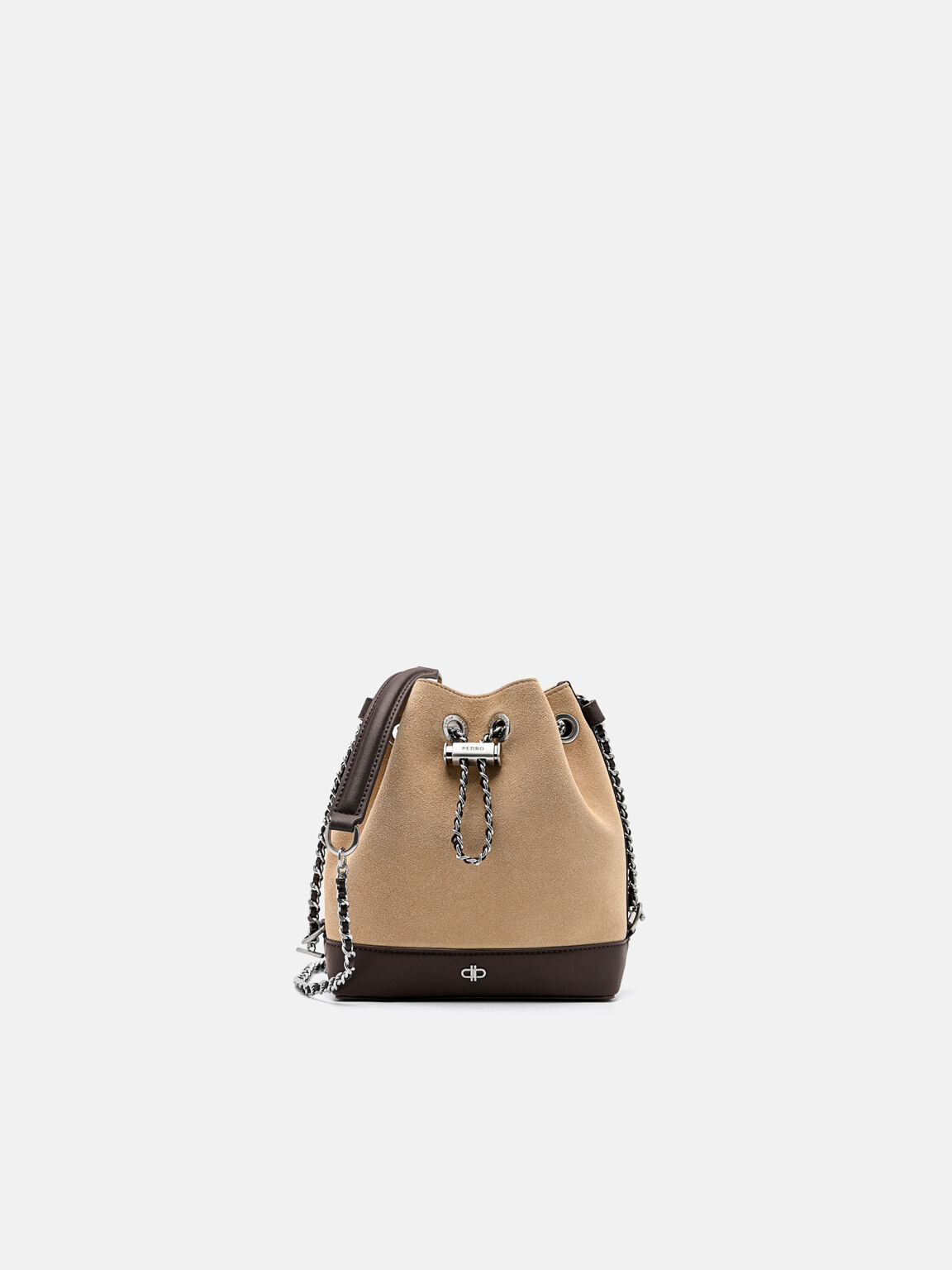Suede Mini Bucket Bag, , hi-res