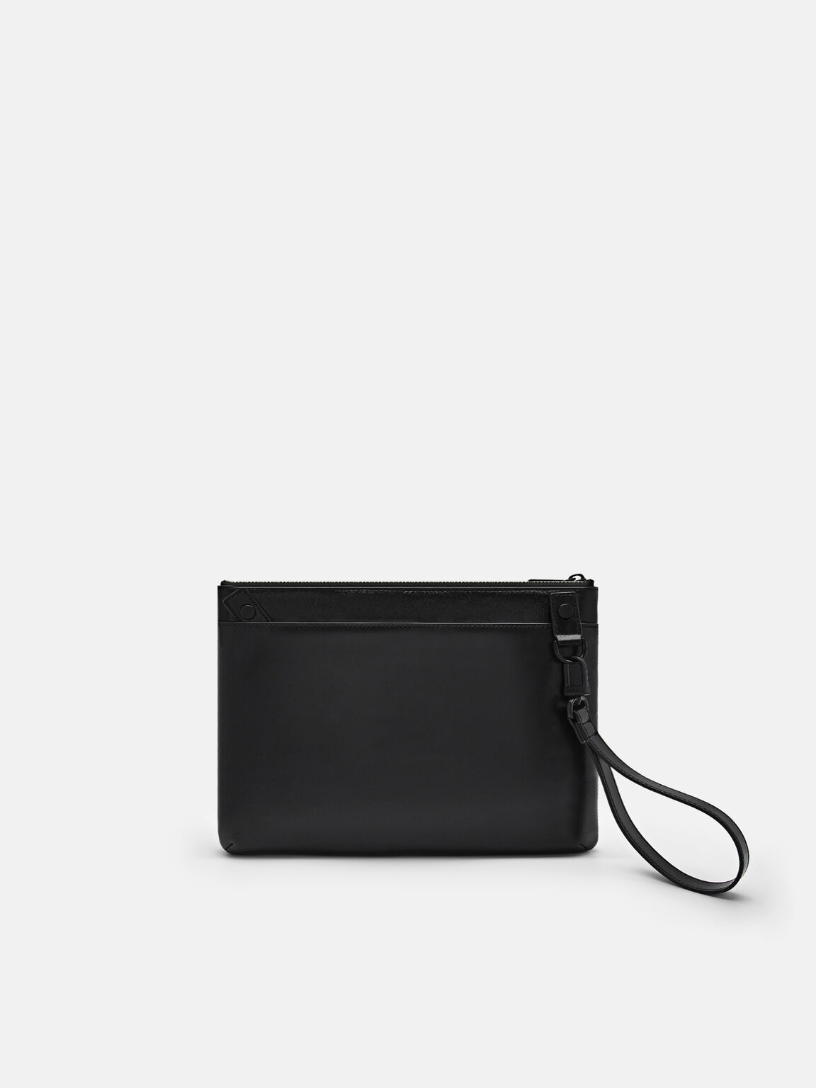 Two-Way Leather Clutch Bag, 