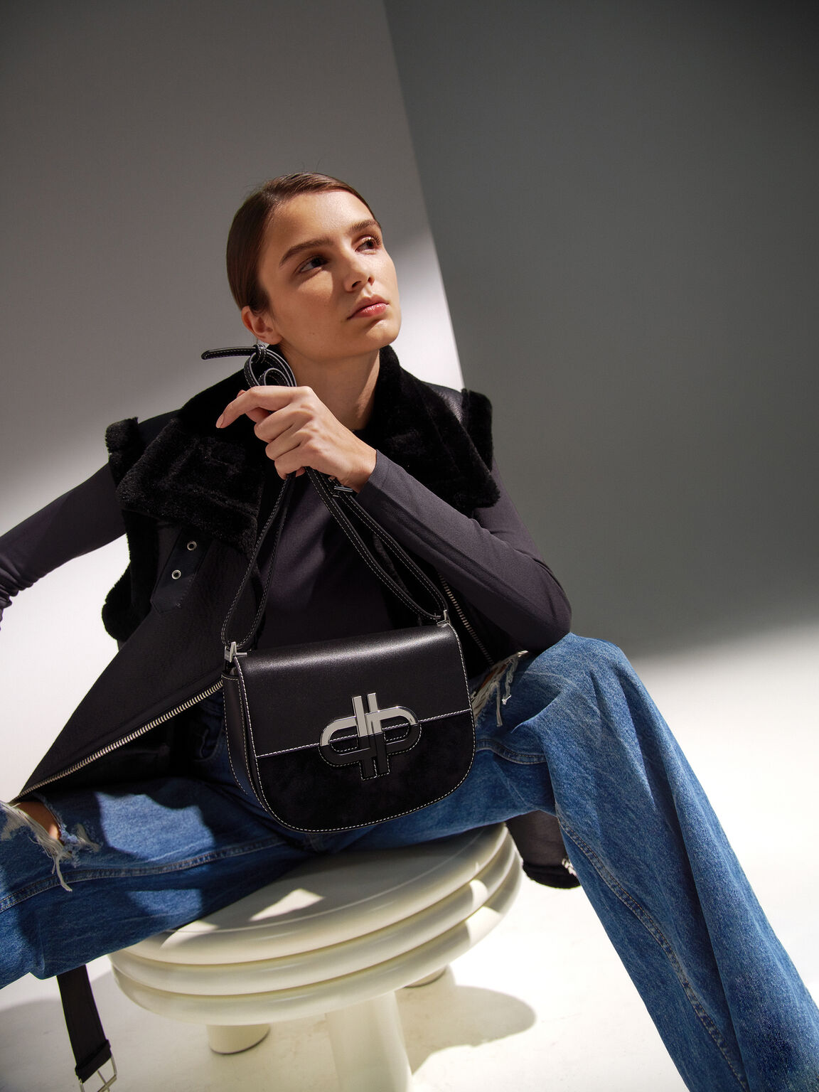 PEDRO Icon Leather Shoulder Bag, 